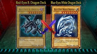 RedEyes B Dragon Deck vs BlueEyes White Dragon Deck  YGOPro [upl. by Oler]