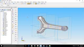 connecting rod design in solid edge [upl. by Assilrac]