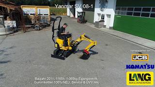 Yanmar SV 081 DEMO  Lang Machinery [upl. by Sucitivel]