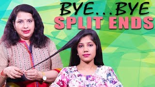 How to Avoid Split Ends Naturally  Vasundhara Tips [upl. by Aihsenet]