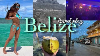 BELIZE TRAVEL VLOG  SAN PEDRO  CAYE CAULKER  MAYAN RUINS  CLUBBING  JET SKIS amp MORE [upl. by Ettenajna98]