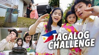 SPEAKING TAGALOG VLOG CHALLENGE  Ranz and Niana [upl. by Eciral99]