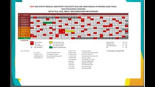 Download Kalender Pendidikan 2023  2024 PDF dan EXCEL [upl. by Essej]