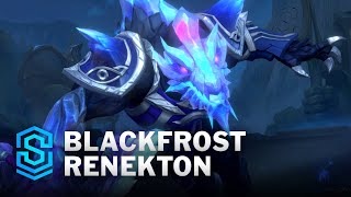 Blackfrost Renekton Wild Rift Skin Spotlight [upl. by Helbonna]