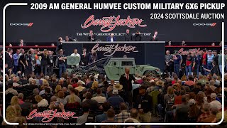 SOLD 2009 AM General Humvee Custom 6x6  BARRETTJACKSON 2024 SCOTTSDALE AUCTION [upl. by Alysa373]