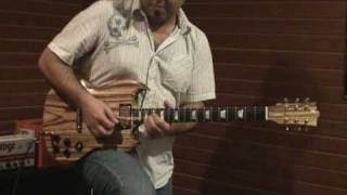 Handmade Guitar  Solid Zebrawood Harmon 003 [upl. by Ytinav]