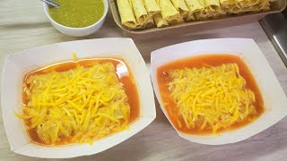 Chicos Tacos al estilo de Sandy flautas ahogadas [upl. by Einaoj]