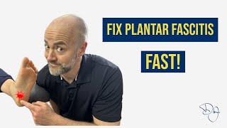 Plantar Fasciitis 3 Easy Stretches To Fix Your Pain FAST [upl. by Necyrb]