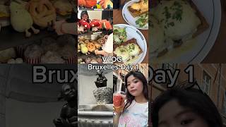 Bonjour Bruxelles 👋🏻🇧🇪 vlog belgique bruxelles brussels vlogvideo vlogger vlogging food [upl. by Harle]