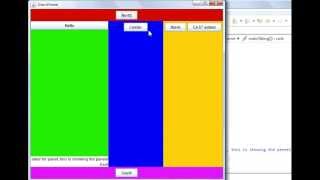 Java programming part 63 GUI  Adding Panels within Panels and setting Layout manager [upl. by Zirkle]