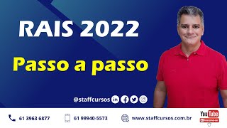 RAIS 2022  Passo a passo staffcursos rais rais2022 [upl. by Yorick964]