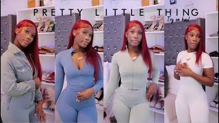 Pretty Little Thing try On Haul ♡︎ [upl. by Alimat]