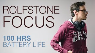 100 HOURS of BATTERY Rolfstone ANC Focus Headphones [upl. by Alger919]