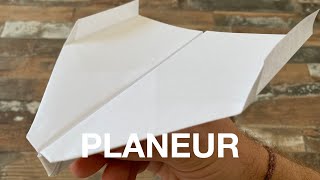 Comment faire le meilleur Planeur  Avion en papier [upl. by Valma]