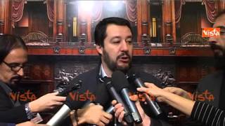 SALVINI LEGGE STABILITA RENZI SMETTA DI FARE IL FENOMENO [upl. by Onit201]