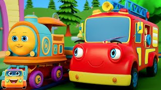 Fire Truck Ke Pahiye फायर ट्रक के पहिए Hathi Ki Bus Vehicle Rhymes and Kids Songs [upl. by Hecht]