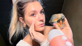 ASMR Clicky Whisper With Clinky Tapping💎 Mouth Sounds [upl. by Enad]