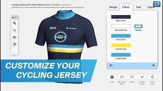 3D designer design your custom cycling jersey  owayo [upl. by Florrie]