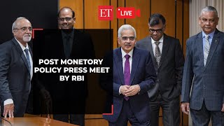 PostMonetary Policy Press Briefing by RBI Guv Shaktikanta Das  Repo rate unchanged  Live [upl. by Hsirahc]