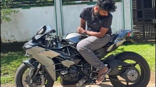 ලංකාවෙ kawasaki ninja H2 එකට පොලිසිය left 😂 ඒක 😂🇱🇰😛🚀 [upl. by Sonstrom262]