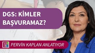 DGS KİMLER BAŞVURAMAZ [upl. by Aiuqes]