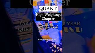 Quant weightage 🗞️👍aspirantlife sad education motivation sbipo adda247 banker relatable [upl. by Naoj]