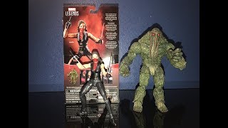 Marvel Legends ELEKTRA Marvel Knights Netflix ManThing BAF Wave Unboxing Review [upl. by Brita]