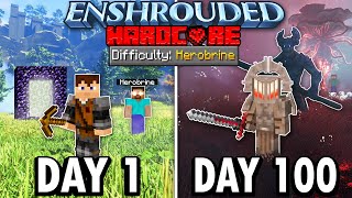 I Survived 100 Days in Enshrouded as a Hardcore Minecraft Youtuber… [upl. by Marty364]