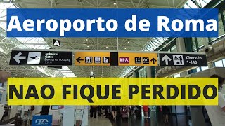 Voando de Roma para Lisboa pela TAP como é o Terminal 1 do Aeroporto Fiumicino [upl. by Sauveur]