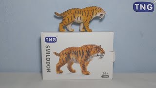 TNG Smilodon T4007 Figure Unboxing amp Review [upl. by Nyliuqcaj148]