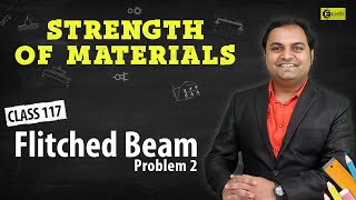 Flitched Beam  Problem 2  Stresses in Beams  Strength of Materials [upl. by Airotkciv]