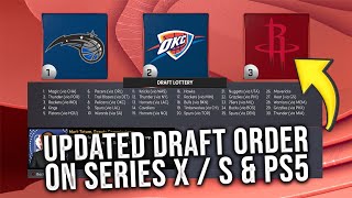 HOW TO GET UPDATED DRAFT ORDER IN NBA 2K22 NEXT GEN [upl. by Zeuqram]