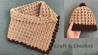 Easy Crochet ScarfCrochet Infinity scarfcrochet cowl [upl. by Urban256]