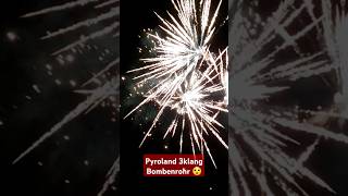 Pyroland 3klang Bombenrohr Brocade 🔥😲 shorts pyroforever vuurwerk feuerwerk pyroland short [upl. by Suedaht]