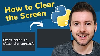 Clear Screen in Python  How to Clear TerminalConsole in Python [upl. by Espy]