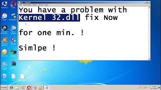 How To Fix KERNEL32DLL Error In Windows [upl. by Ecurb]