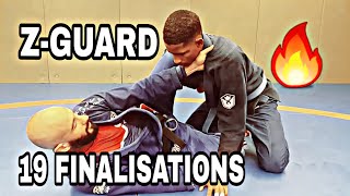 JJB 19 FINALISATIONS DEPUIS LA ZGUARD TECHNIQUE JIUJITSU BRÉSILIEN JIUJITSU [upl. by Neirad426]