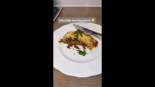 Gevulde Aardappelroll  Turkish Fast Food  Halal Foods Vlogs  Turkish Recipe [upl. by Catina841]