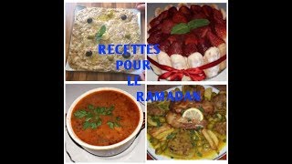 فيديو لي تعرف على بعض وصفات رمضانيةrecettes pour le de ramadan Karim [upl. by Kort]