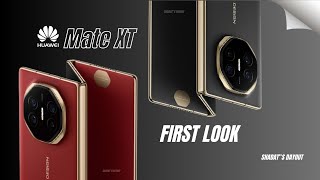 Huawei Mate XT Official First Look  Huawei Triple Folding Phone [upl. by Brenan]