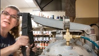 Tips for Using a Peter Pugger Vacuum Deairing Pug Mill in the Pottery or Ceramics Studio [upl. by Rebme]