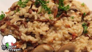 RISOTTO AI FUNGHI PORCINI una video ricetta da leccarsi i baffi  FoodVlogger [upl. by Zobias87]