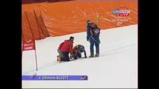 Chemmy Alcott ski crash [upl. by Madox140]