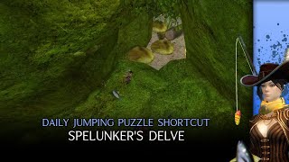 Guild Wars 2 Daily Jumping Puzzle Shortcut  Spelunkers Delve [upl. by Neelyar]