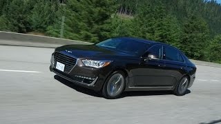 2018 Genesis G90 Test Drive Review  Can it compete with the 7 Series and Mercedes SClass [upl. by Jamilla478]