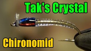 Taks Crystal Chironomid Fly Tying  Rick Takahashi Fly Pattern [upl. by Ree]