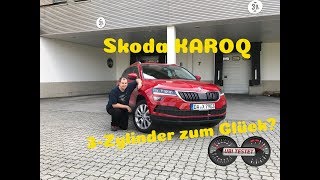 Skoda Karoq 10 TSI  Was kann der 3Zylinder im SUV  Test  Review  Kaufberatung [upl. by Elladine]