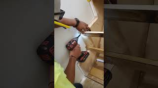 How to measure a stair tread for beginners using a home made temple jig hack perfect cut [upl. by Belinda]