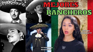 Los MEJORES CANTANTES de RANCHERAS MEXICANAS  EXTRANJERA REACCIONA por PRIMERA VEZ [upl. by Voss]