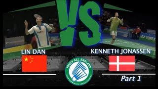 All England 2008 Lin Dan vs Kenneth Jonassen Part 1 [upl. by O'Donoghue741]